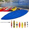 Universal Kayak Cover 420D Oxford Fabric Canoe Boat Storage Cover Waterproof UV Resistant Dust Protector,Blue,Fit 3.6m to 4m Kayak view 4