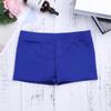 Linjinx Girls Boy-Cut Low Rise Activewear Dance Booty Shorts for Yoga Sports Workout Tumbling Athletic Gymnastics Blue 6 Years view 4