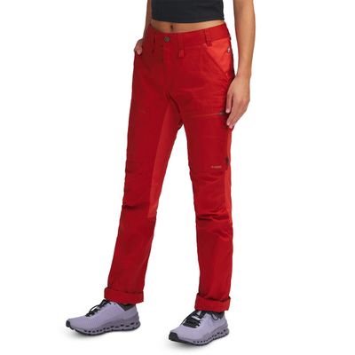 Fjallraven Abisko Lite Trekking Trouser - Women's Cabin Red/Rowan Red 42 Regular