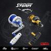 Capt Jay Fishing Jigging Reel Conventional Saltwater Powerful Dura Drag System Jigging Fishing Reel (S-80, Black Gold) view 2