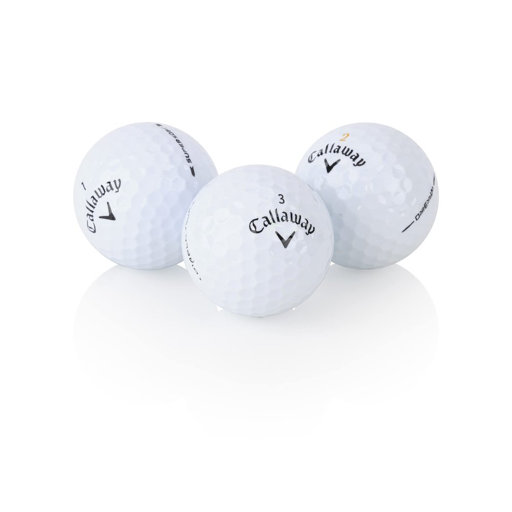 48 Used Golf Balls for Callaway Mix (Warbird, Superhot, HX Diablo, Other Models) - Mint Condition (5A)