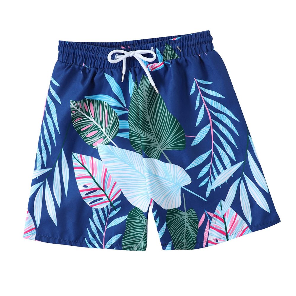 Digood Kids Beachwear Quick Dry Sport Shorts,Boy Trunks Toddler Swim Shorts Little Boy Bathing Suit Swimsuit Toddler Swimwear(Blue,7-8 Years)
