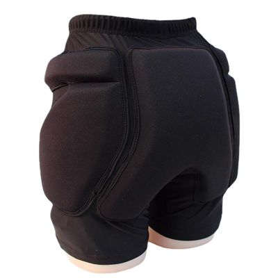 Q-FFL Highly Impact Resistant EVA Padding, Hip Protector Padded Short Pants, Breathable Protective Gear for Skating Ski Snowboarding (Size : Small)