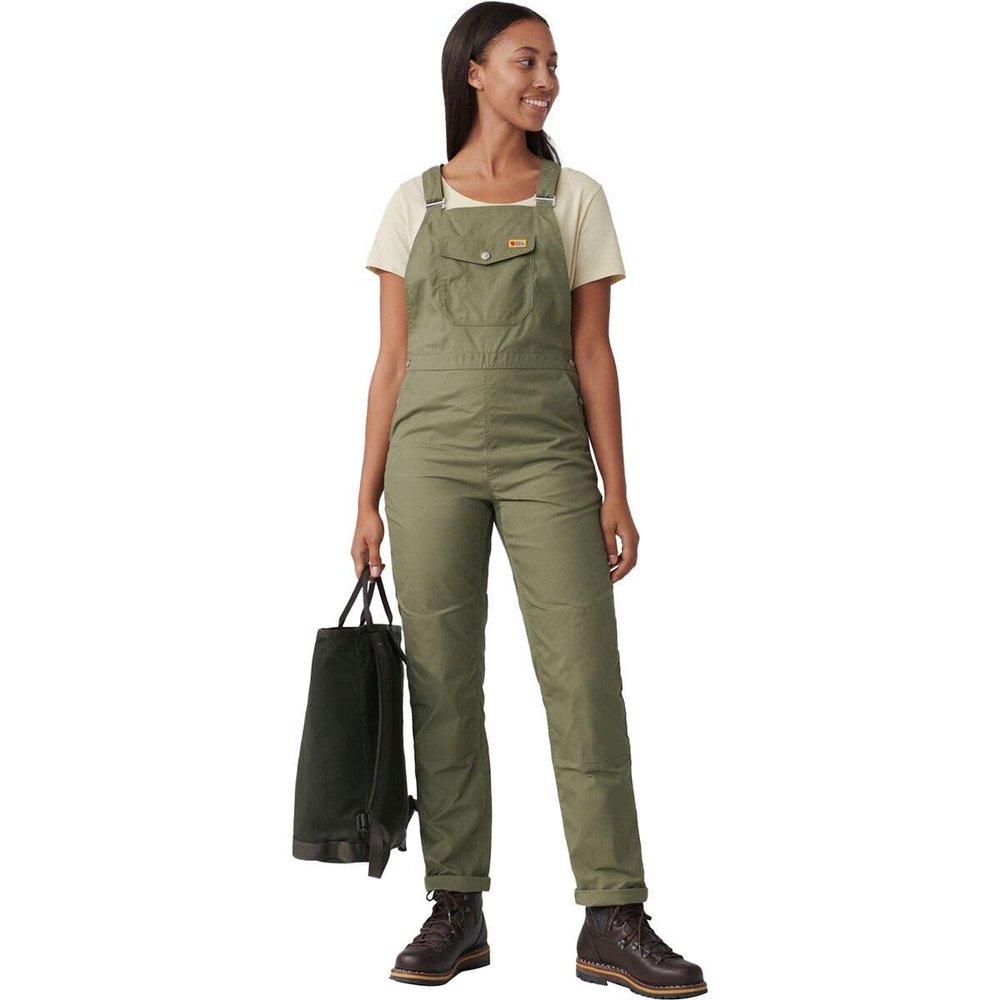 Fjallraven F87030620XS Vardag Dungaree Trousers W Green XS