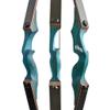 60 Inch Black Hunter Takedown Recurve Bow and Arrow Kit 20-60 Lbs Wooden Traditional Longbow American Hunting Bow for Right Hand (60 lbs, only Blue Bow) view 4