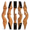 60 Inch Black Hunter Takedown Recurve Bow and Arrow Kit 20-60 Lbs Wooden Traditional Longbow American Hunting Bow for Right Hand (40 lbs, Orange Bow Set) view 4