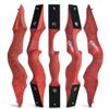 60 Inch Black Hunter Takedown Recurve Bow and Arrow Kit 20-60 Lbs Wooden Traditional Longbow American Hunting Bow for Right Hand (30 lbs, only red Bow) view 4