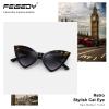 FEISEDY Retro Cat Eye Sunglasses for Women Fashion Vintage Cateye Sun Glasses B2235 view 3