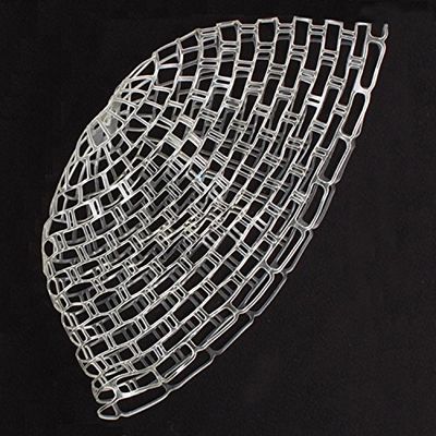 kkekos Fish Landing Net Soft Rubber Foldable Fishing Replacement Net for Freshwater Saltwater Without Handle (Large)