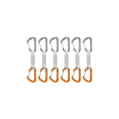 Mammut Sender Wire 6-Pack Quickdraws - Light Grey/Gold 12cm