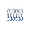 Mammut Crag Keylock Wire Indicator 6-Pack Quickdraws - Silver/Ultramarine 10cm view 1