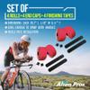 ALIEN PROS (Set of 6 Red & White Mix Bike Handlebar Tape - Wrap Your Bike for an Awesome Comfortable Ride view 4