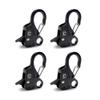 Sebnux Quick Release Boat Fender Clip Boat Bumper Clip (4, Black) view 1