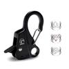 Sebnux Quick Release Boat Fender Clip Boat Bumper Clip (4, Black) view 2