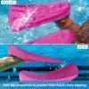 Gintenco Swim Fins, Kids Swim Training Fins for Lap Swimming, Travel Size Flippers with Mesh Bag, Silicone Swimming Fins for Kids Teens Adults Women Men view 3
