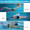 Gintenco Swim Fins, Kids Swim Training Fins for Lap Swimming, Travel Size Flippers with Mesh Bag, Silicone Swimming Fins for Kids Teens Adults Women Men view 4