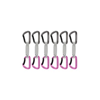 Mammut Workhorse Keylock 6-Pack Quickdraws - Grey/Pink 12cm