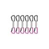 Mammut Workhorse Keylock 6-Pack Quickdraws - Grey/Pink 12cm view 1