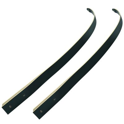 Black Hunter Original Recurve Bow Limbs Replacement, GLURAK 60lb Fiberglass and Bamboo Sheet Laminated Bow Limbs