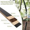 Black Hunter Original Recurve Bow Limbs Replacement, GLURAK 60lb Fiberglass and Bamboo Sheet Laminated Bow Limbs view 3