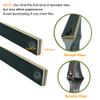 Black Hunter Original Recurve Bow Limbs Replacement, GLURAK 60lb Fiberglass and Bamboo Sheet Laminated Bow Limbs view 4