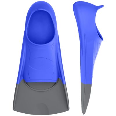 Gintenco Swim Fins, Kids Swim Training Fins for Lap Swimming, Travel Size Flippers with Mesh Bag, Silicone Swimming Fins for Kids Teens Adults Women Men