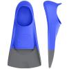 Gintenco Swim Fins, Kids Swim Training Fins for Lap Swimming, Travel Size Flippers with Mesh Bag, Silicone Swimming Fins for Kids Teens Adults Women Men view 1