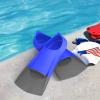 Gintenco Swim Fins, Kids Swim Training Fins for Lap Swimming, Travel Size Flippers with Mesh Bag, Silicone Swimming Fins for Kids Teens Adults Women Men view 2