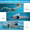 Gintenco Swim Fins, Kids Swim Training Fins for Lap Swimming, Travel Size Flippers with Mesh Bag, Silicone Swimming Fins for Kids Teens Adults Women Men view 4