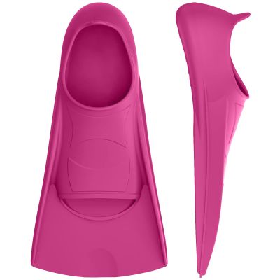Gintenco Swim Fins, Kids Swim Training Fins for Lap Swimming, Travel Size Flippers with Mesh Bag, Silicone Swimming Fins for Kids Teens Adults Women Men