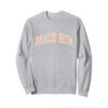 Beach Bum Trendy Graphic College Font Vintage Sweatshirt view 1
