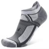 Balega Hidden Contour Upcycled Impact Resistance / Cushioning Performance No Show Athletic Running Socks for Men and Women (1 Pair) White/Grey, Small view 1