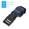 MECCANIXITY Utility Strap with Buckle 1x20 Inch Polyester Quick Release Adjustable Belt for Travel Outdoor Bag Luggage Packing (Navy Blue, Pack of 2) view 2