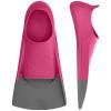Gintenco Swim Fins, Kids Swim Training Fins for Lap Swimming, Travel Size Flippers with Mesh Bag, Silicone Swimming Fins for Kids Teens Adults Women Men view 1