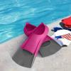 Gintenco Swim Fins, Kids Swim Training Fins for Lap Swimming, Travel Size Flippers with Mesh Bag, Silicone Swimming Fins for Kids Teens Adults Women Men view 2