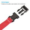 MECCANIXITY Utility Strap with Buckle 1x40 Inch Polyester Quick Release Adjustable Belt for Travel Outdoor Bag Luggage Packing (Red, Pack of 2) view 3