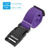 MECCANIXITY Utility Strap with Buckle 1x40 Inch Polyester Quick Release Adjustable Belt for Travel Outdoor Bag Luggage Packing (Purple) view 2