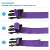 MECCANIXITY Utility Strap with Buckle 1x40 Inch Polyester Quick Release Adjustable Belt for Travel Outdoor Bag Luggage Packing (Purple) view 4