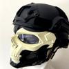 2022Tactical Airsoft Paintball Rapid Protective Helmet and Adjustable Full Face Protective Skull Mask for Role Playing CS Games view 2