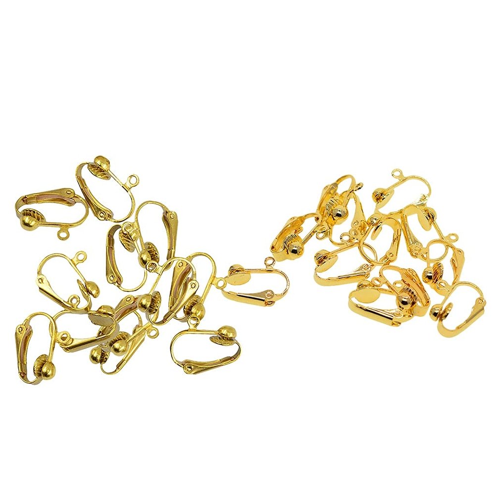 SASHUN OP 24pcs Clip-on Earring Converter Turn Any Post/Studs Into A Clip-on Earrings T217
