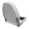 Wise 8WD590-1009 Deluxe Series Pontoon Fold Down Seat, White/Red/Charcoal view 3