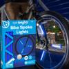 Brightz SpinBrightz LED Bike Wheel Lights - Kids Bike Lights for Night Riding - Bike Accessories for Boys, Girls & Adult Bikes - Cool Stocking Stuffers for All Ages (Blue) view 1