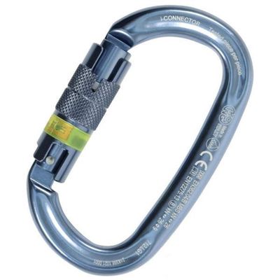 Kong Italy - I-Ovalone Aluminum Twist Lock Carabiner - Titanium