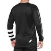 100% R-CORE Youth Long Sleeve Jersey Black/White - S view 2