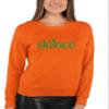 Go All Out 3X-Large Orange Adult Slainte Irish Cheers Drinking St Patricks Day Gift Sweatshirt Crewneck view 3