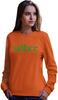 Go All Out Small Orange Adult Slainte Irish Cheers Drinking St Patricks Day Gift Sweatshirt Crewneck view 1