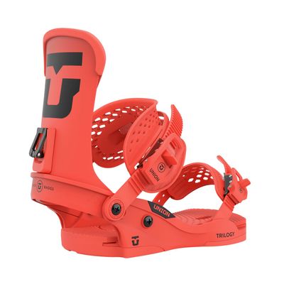 Union Trilogy Team Snowboard Bindings Womens Sz S (4-6.5) Coral