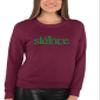 Go All Out Small Maroon Adult Slainte Irish Cheers Drinking St Patricks Day Gift Sweatshirt Crewneck view 3