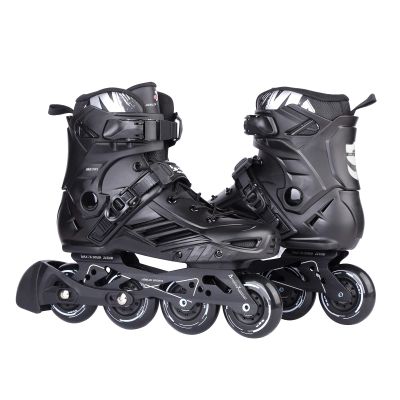 Inline Skates, High Performance Outdoor Fitness Inline Skates for Women Men Adult (US Men 7/Women 8, Black 39)