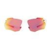Rawlings Nice Pick Blade Youth Baseball Sunglasses, Shiny White/Red Mirror, 70mm view 3